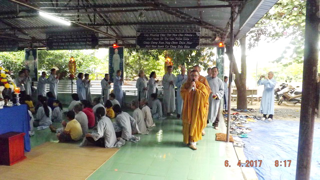 Khóa tu niệm Phật kỳ III chùa Linh Sơn Pháp Ấn