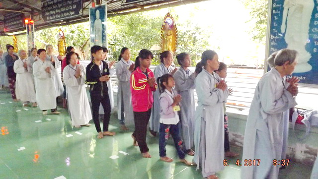 Khóa tu niệm Phật kỳ III chùa Linh Sơn Pháp Ấn