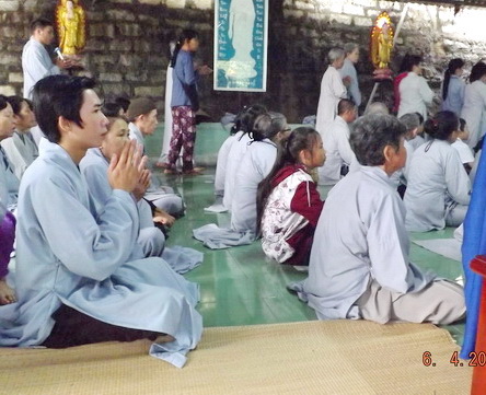 Khóa tu niệm Phật kỳ III chùa Linh Sơn Pháp Ấn