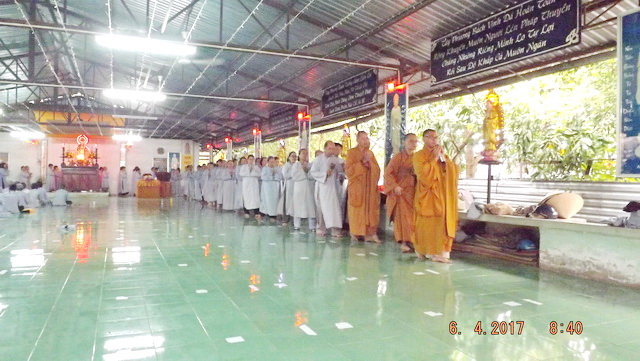 Khóa tu niệm Phật kỳ III chùa Linh Sơn Pháp Ấn