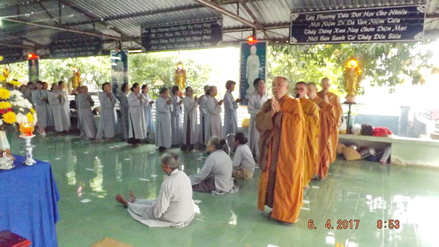 Khóa tu niệm Phật kỳ III chùa Linh Sơn Pháp Ấn
