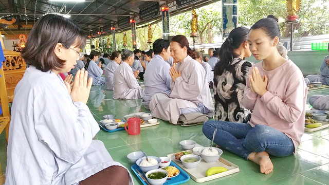 Khóa tu niệm Phật kỳ III chùa Linh Sơn Pháp Ấn