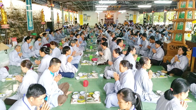 Khóa tu niệm Phật kỳ III chùa Linh Sơn Pháp Ấn
