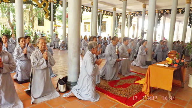 Chùa Lộc Thọ tổ chức khóa tu Bát quan trai lần thứ 3.