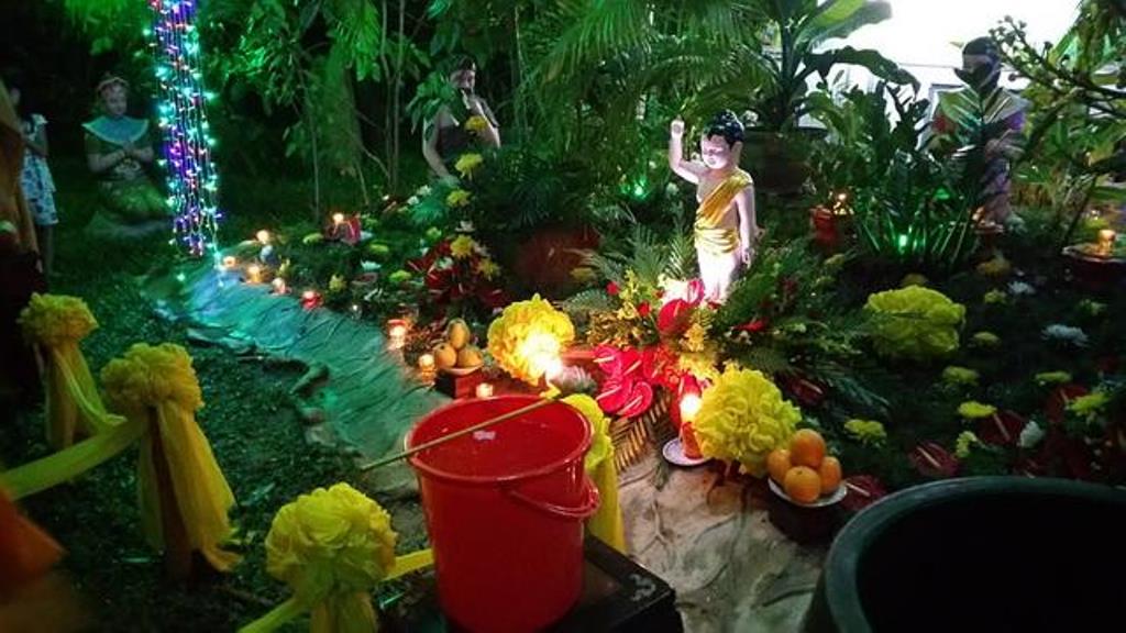 Trang nghiêm lễ tắm Phật tại Tổ đình Thiên Bửu
