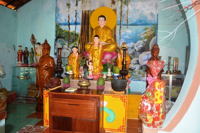 Thăm Chùa Đại Hải trên đảo Bãi Giếng (Khải Lương- Vạn Thạnh) mùa Phật đản 2017