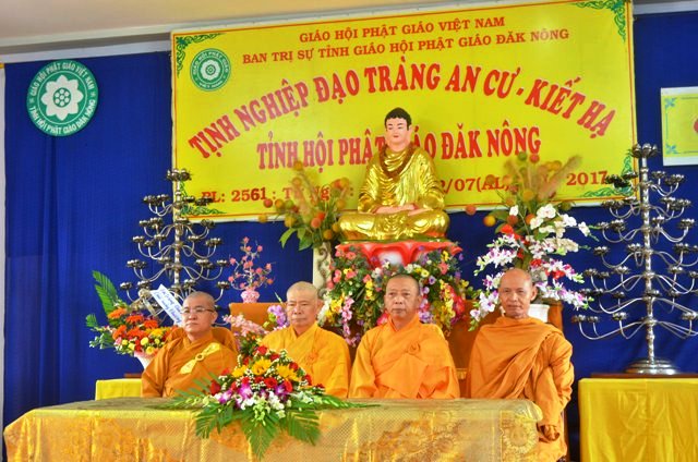 Phật giáo Đăk Nông tác pháp an cư năm 2017