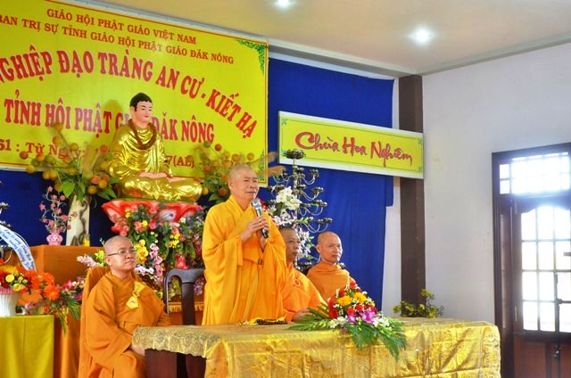 Phật giáo Đăk Nông tác pháp an cư năm 2017