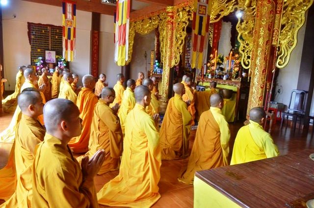 Phật giáo Đăk Nông tác pháp an cư năm 2017