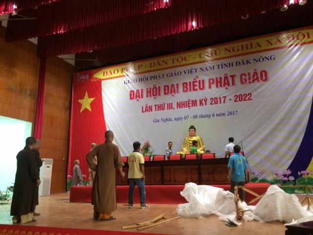 Chùm ảnh công tác chuẩn bị cho Đại hội Phật giáo tỉnh Đắk Nông lần III (2017-2022)