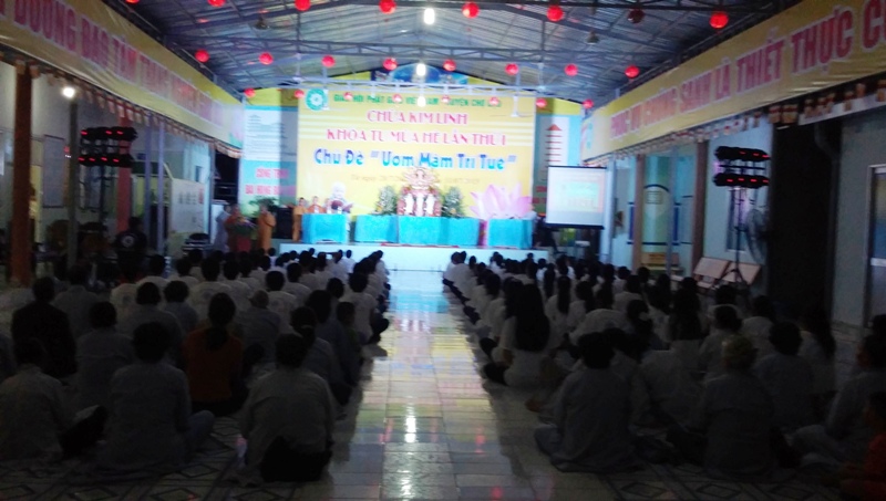 Thông báo: Tổ chức khóa tu mùa hè năm 2017 tại chùa Kim Linh