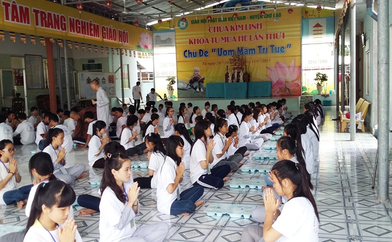 Thông báo: Tổ chức khóa tu mùa hè năm 2017 tại chùa Kim Linh