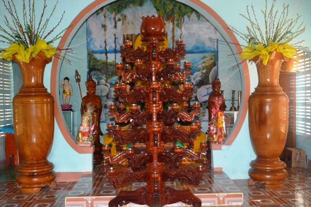 Thăm Chùa Đại Hải trên đảo Bãi Giếng (Khải Lương- Vạn Thạnh) mùa Phật đản 2017