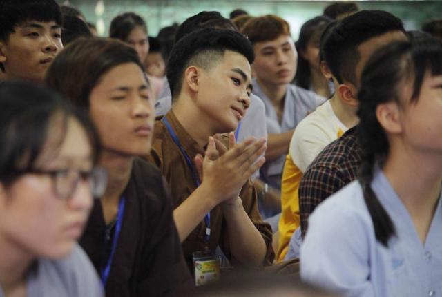 Hưng Yên: Khoá tu tuổi trẻ chùa Hoàng Xá