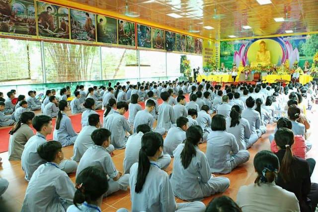 Hưng Yên: Khoá tu tuổi trẻ chùa Hoàng Xá
