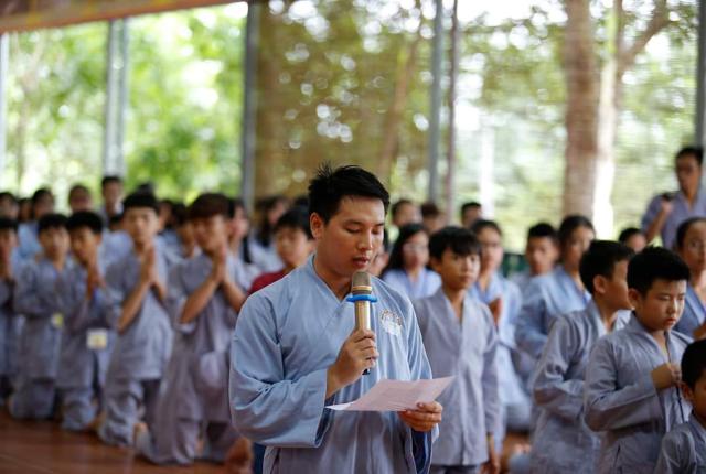 Hưng Yên: Khoá tu tuổi trẻ chùa Hoàng Xá