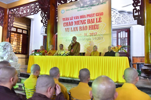 TP. HCM: Khai mạc tuần lễ văn hóa Phật giáo nhân mùa Vu Lan Báo Hiếu 2017