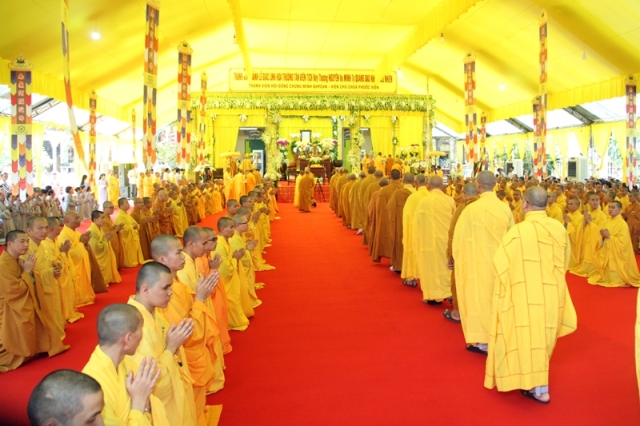 Lễ nhập kim quan cố HT.Thích Quang Đạo