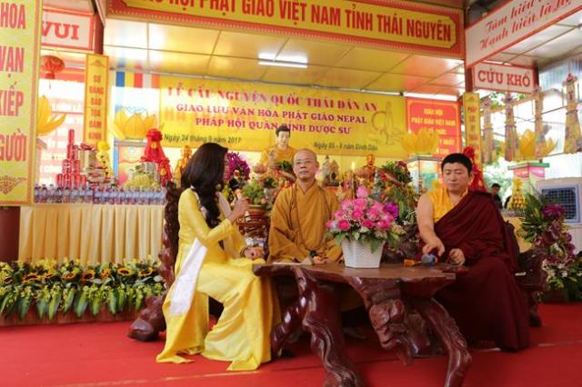 Giao lưu văn hóa Phật giáo Việt Nam- Nepal với phái đoàn Đức Phachok Rinpoche tại Thái Nguyên