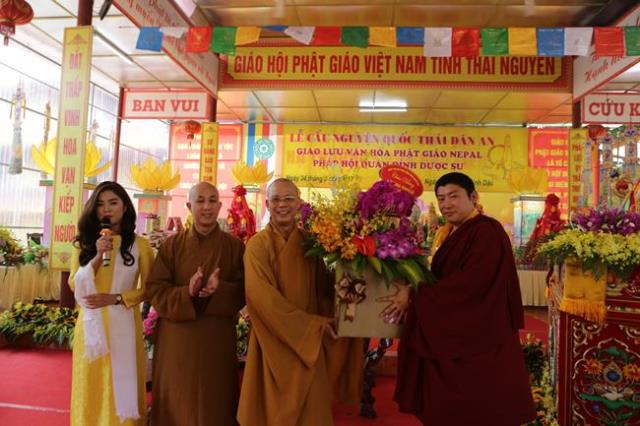 Giao lưu văn hóa Phật giáo Việt Nam- Nepal với phái đoàn Đức Phachok Rinpoche tại Thái Nguyên