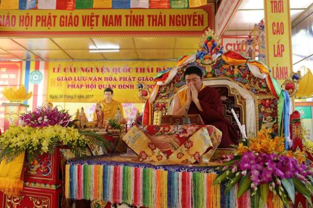 Giao lưu văn hóa Phật giáo Việt Nam- Nepal với phái đoàn Đức Phachok Rinpoche tại Thái Nguyên