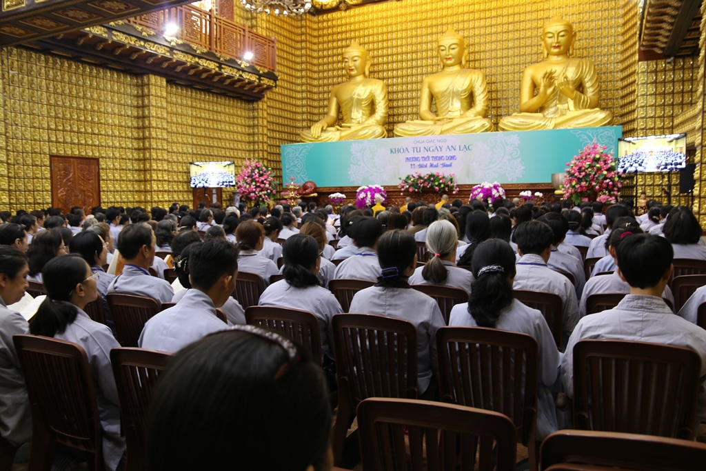 Khóa tu Ngày an lạc thứ 24 tại chùa Giác Ngộ