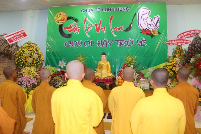 Bình Dương: Lễ Vu Lan Báo Hiếu Tại Chùa Tổ Đỉa Long Hưng