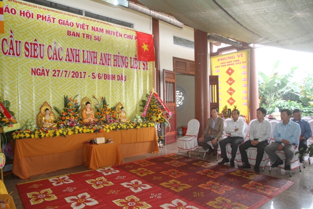 Gia Lai: Ban Trị sự Phật giáo huyện Chư Păh tổ chức lễ kỳ siêu anh linh các anh hùng Liệt sĩ nhân ngày 27/07.