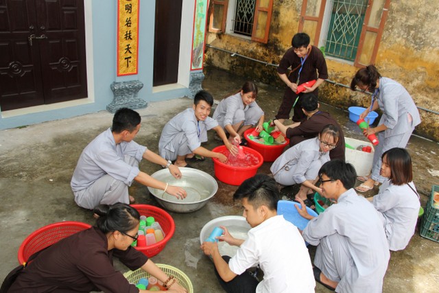 Thái Bình: Gần 700 thiện sinh dự khóa tu mùa hè chùa Từ Xuyên