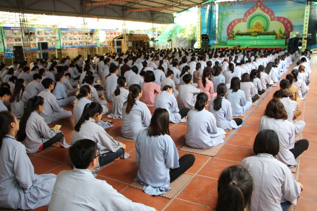 Thái Bình: Gần 700 thiện sinh dự khóa tu mùa hè chùa Từ Xuyên