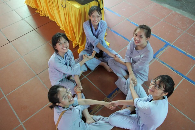 Thái Bình: Gần 700 thiện sinh dự khóa tu mùa hè chùa Từ Xuyên