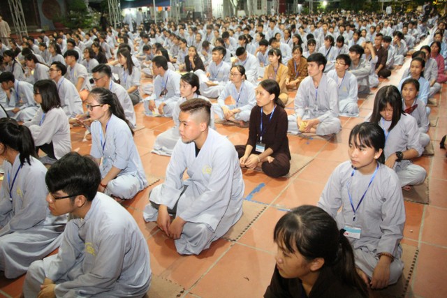 Thái Bình: Gần 700 thiện sinh dự khóa tu mùa hè chùa Từ Xuyên