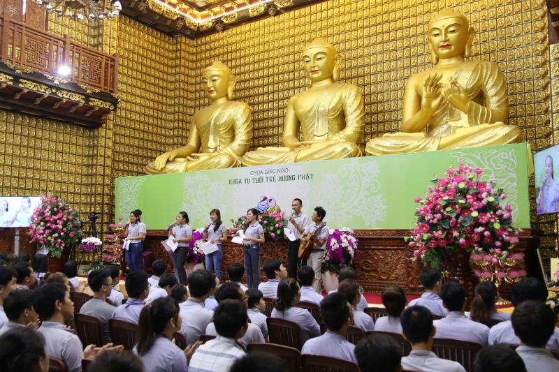 Chùa Giác Ngộ: Khóa tu ‘’Tuổi Trẻ Hướng Phật’’ lần thứ 15