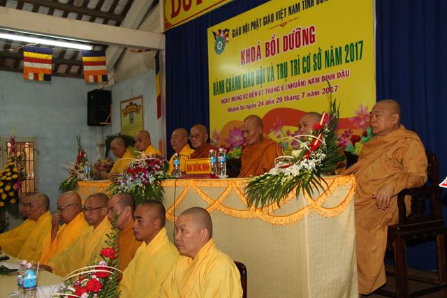 Đồng Tháp: Khai mạc khoá hành chánh trụ trì năm 2017