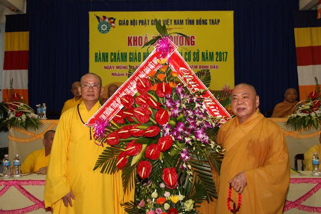 Đồng Tháp: Khai mạc khoá hành chánh trụ trì năm 2017