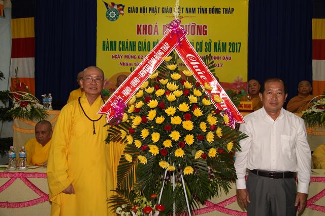 Đồng Tháp: Khai mạc khoá hành chánh trụ trì năm 2017