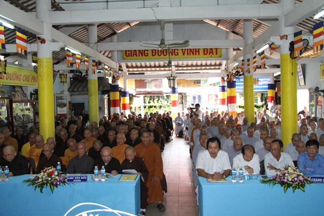 Đồng Tháp: Khai mạc khoá hành chánh trụ trì năm 2017