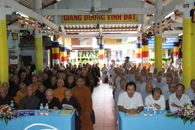 Đồng Tháp: Khai mạc khoá hành chánh trụ trì năm 2017