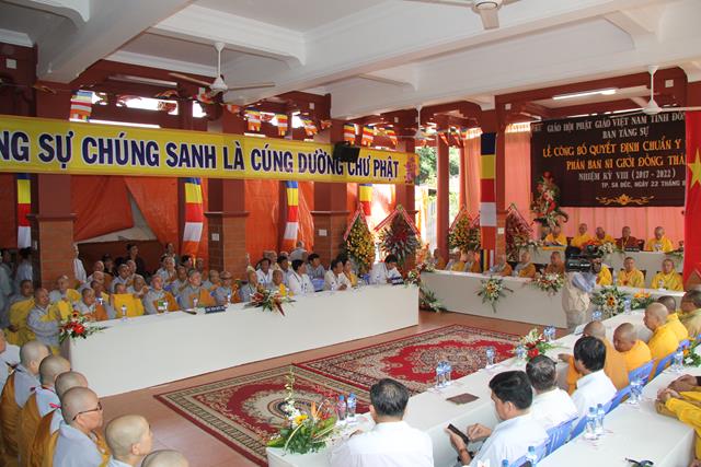 Lễ ra mắt phân ban ni giới Phật giáo tỉnh Đồng Tháp NK. 2017- 2022
