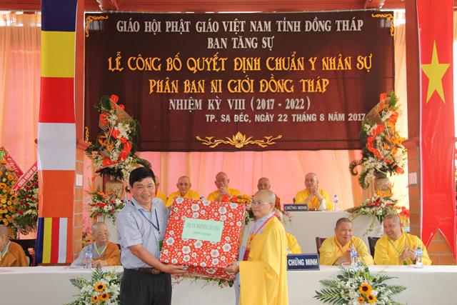 Lễ ra mắt phân ban ni giới Phật giáo tỉnh Đồng Tháp NK. 2017- 2022