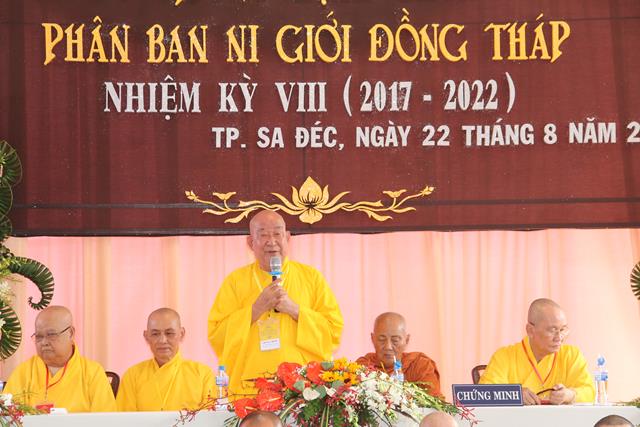 Lễ ra mắt phân ban ni giới Phật giáo tỉnh Đồng Tháp NK. 2017- 2022