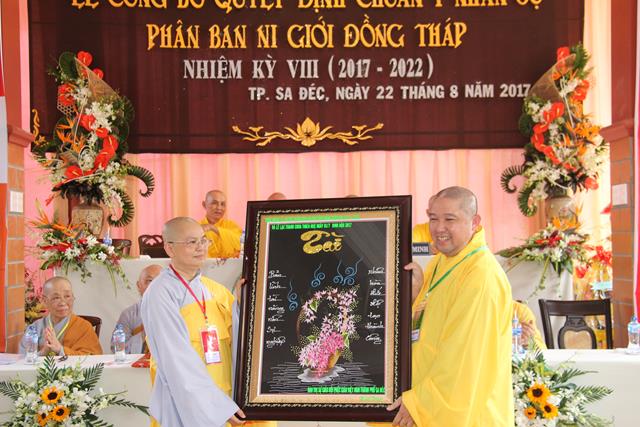 Lễ ra mắt phân ban ni giới Phật giáo tỉnh Đồng Tháp NK. 2017- 2022