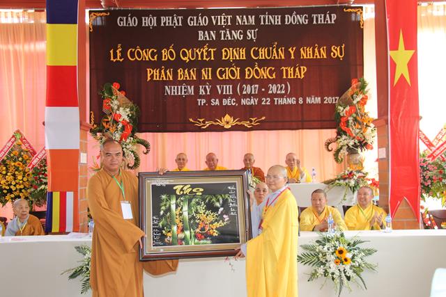 Lễ ra mắt phân ban ni giới Phật giáo tỉnh Đồng Tháp NK. 2017- 2022