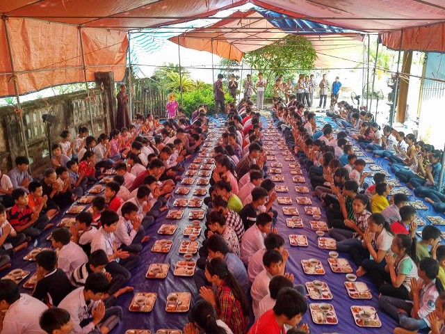 Thái Bình: Gần 300 thiện sinh về chùa tu học