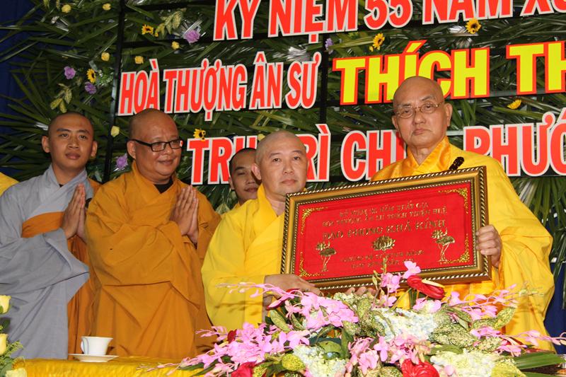 Đồng Tháp: Lễ khánh tuế và kỷ niệm 55 năm xuất gia HT. Thích Thiện Huệ