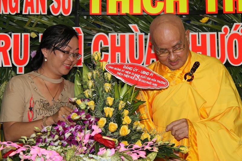 Đồng Tháp: Lễ khánh tuế và kỷ niệm 55 năm xuất gia HT. Thích Thiện Huệ
