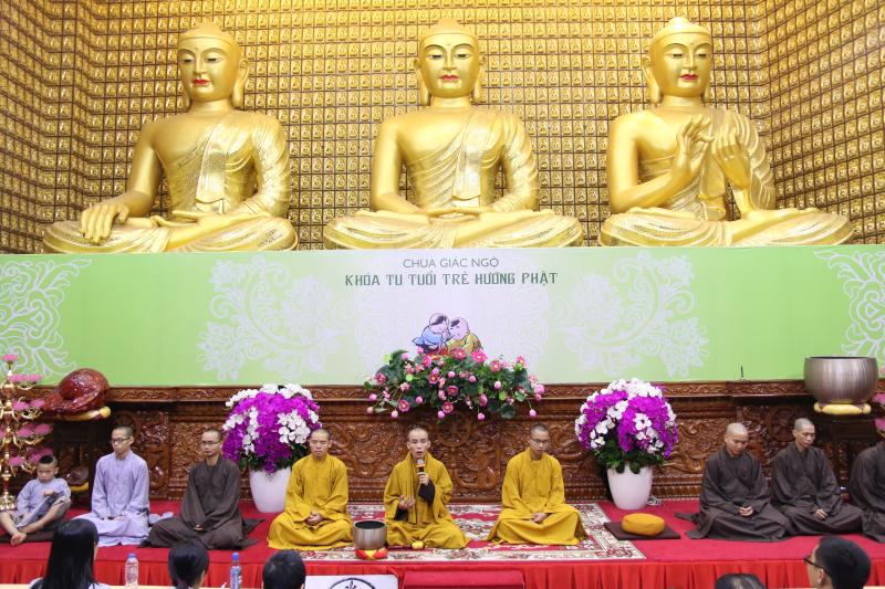 Chùa Giác Ngộ: Khóa tu ‘’Tuổi Trẻ Hướng Phật’’ lần thứ 14