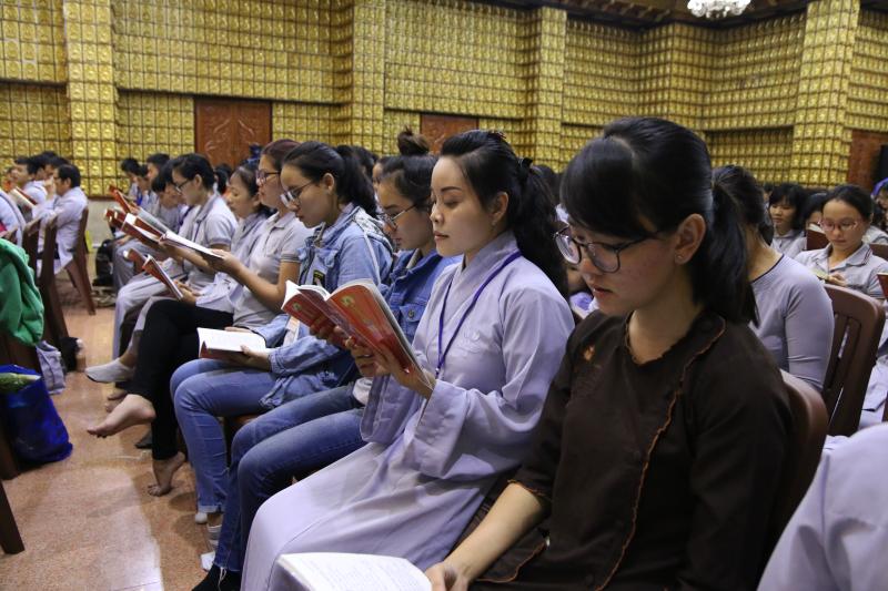 Chùa Giác Ngộ: Khóa tu ‘’Tuổi Trẻ Hướng Phật’’ lần thứ 14