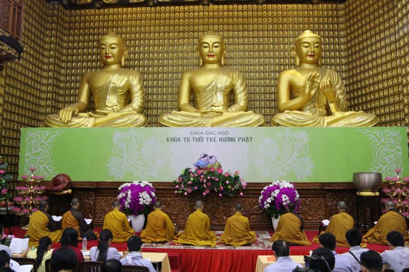 Chùa Giác Ngộ: Khóa tu ‘’Tuổi Trẻ Hướng Phật’’ lần thứ 14