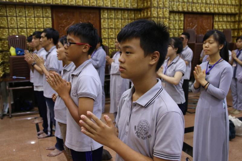 Chùa Giác Ngộ: Khóa tu ‘’Tuổi Trẻ Hướng Phật’’ lần thứ 14